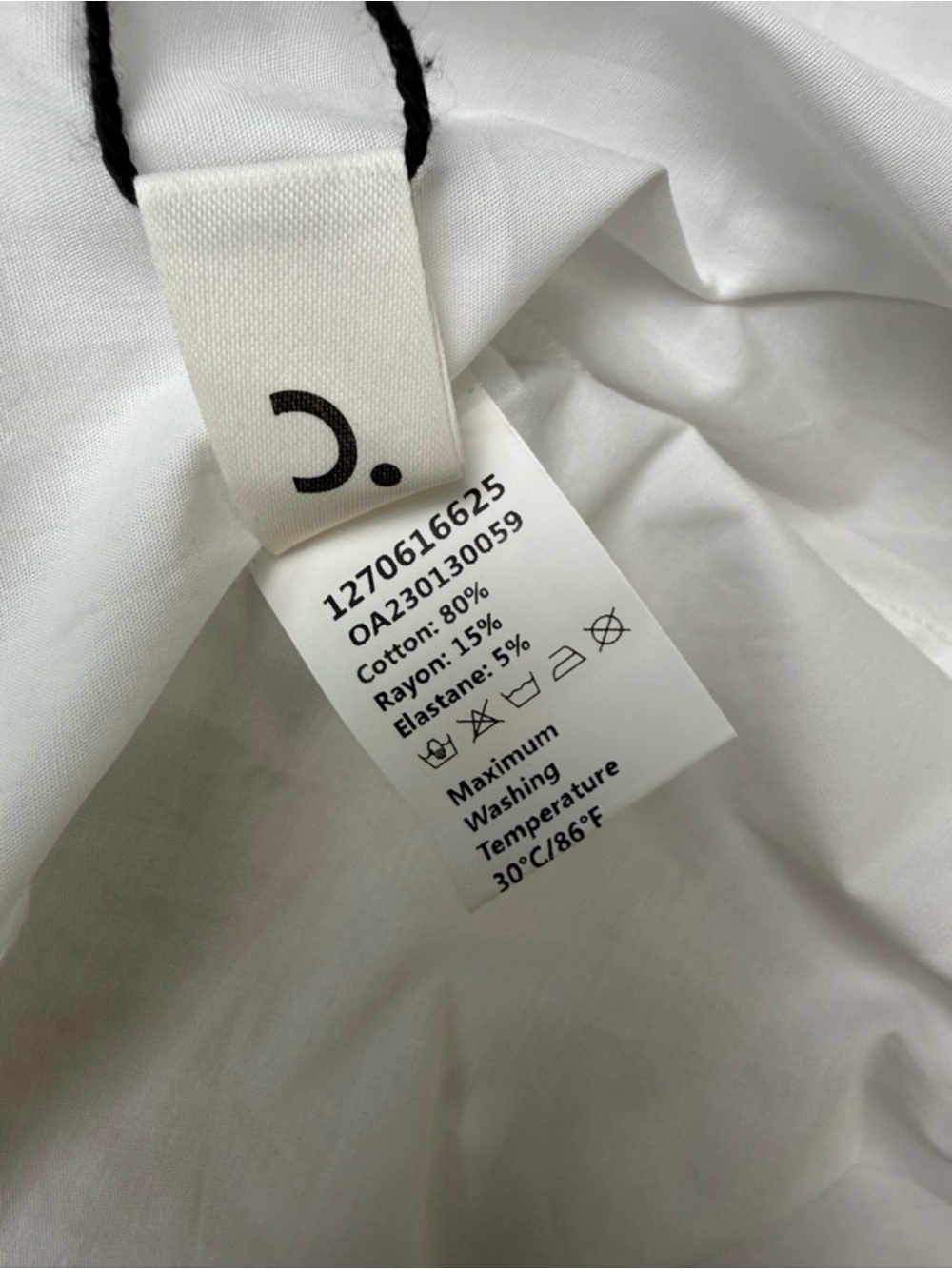 Commense White Sleeveless Cotton Blend Midi Dress Pockets NWT XS - Picture 8 of 10
